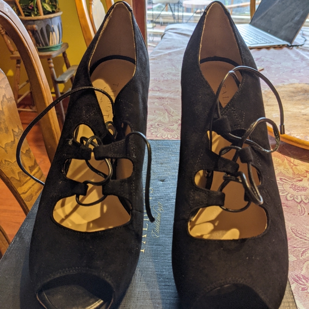 Talbots suede platforms, size 11